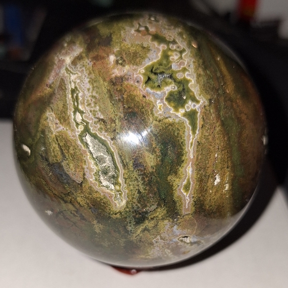 Ocean Jasper sphere - Picture 2 of 9